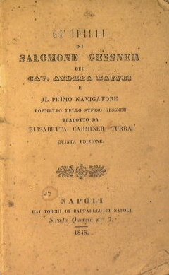 Gl'Idilli di Solomone Gessner