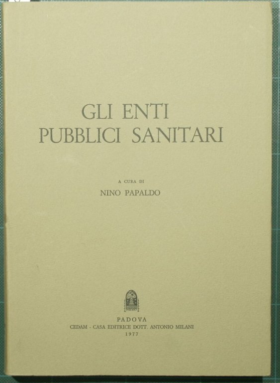 Gli enti pubblici sanitari