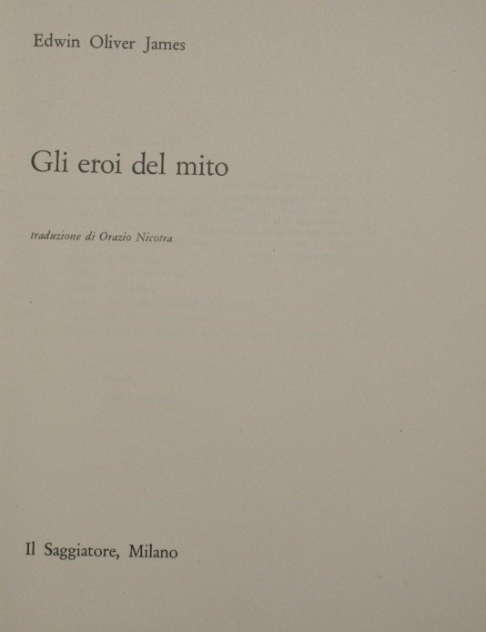 Gli eroi del mito