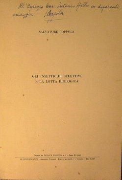 Gli insetticidi selettivo e la lotta biologica