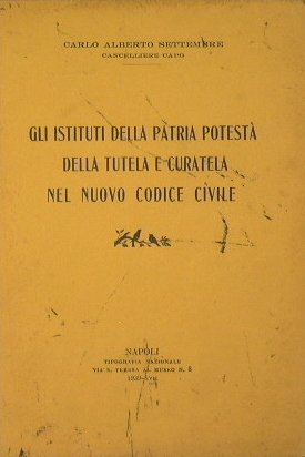 Gli istituti della patria potestà della tutela e curatela nel …