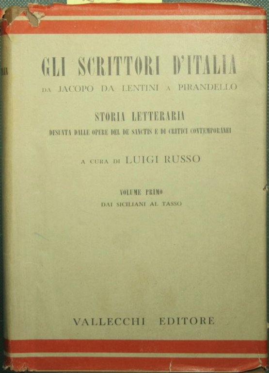 Gli scrittori d'Italia da Jacopo da Lentini a Pirandello - …