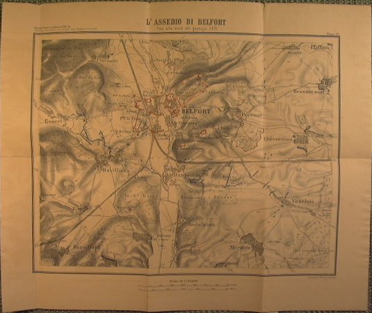 Guerra Franco Tedesca 1870-71 Assedio di Belfort dal principio dell'attacco …