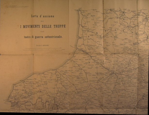 Guerra Franco Tedesca 1870-71. Carta d'assieme per i movimenti delle …