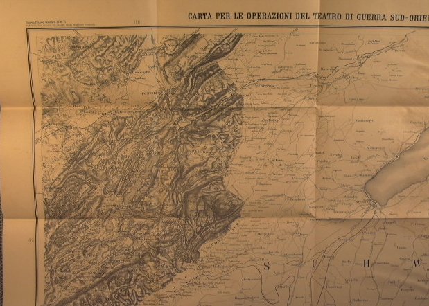 Guerra franco tedesca 1870-71. Carta per le Operazioni del Teatro …