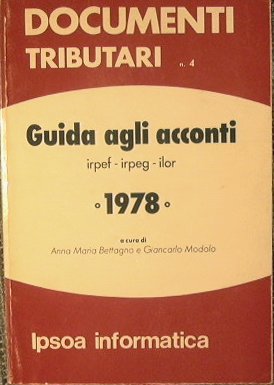 Guida agli acconti irpef - irpeg - ilor.