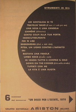 Ho nostalgia di te + Travelin band + Una rosa …