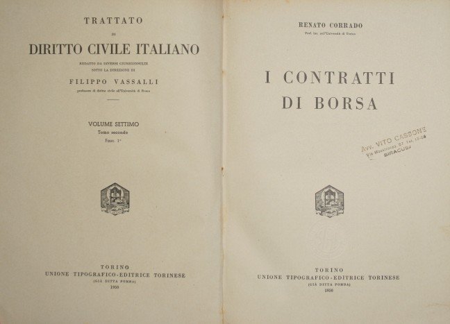 I contratti di borsa