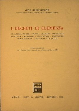 I decreti di clemenza