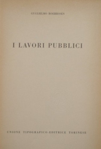 I lavori pubblici