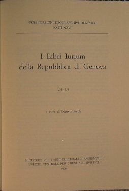 I Libri Iurium della Repubblica di Genova
