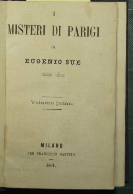 I misteri di Parigi - Vol. I e II
