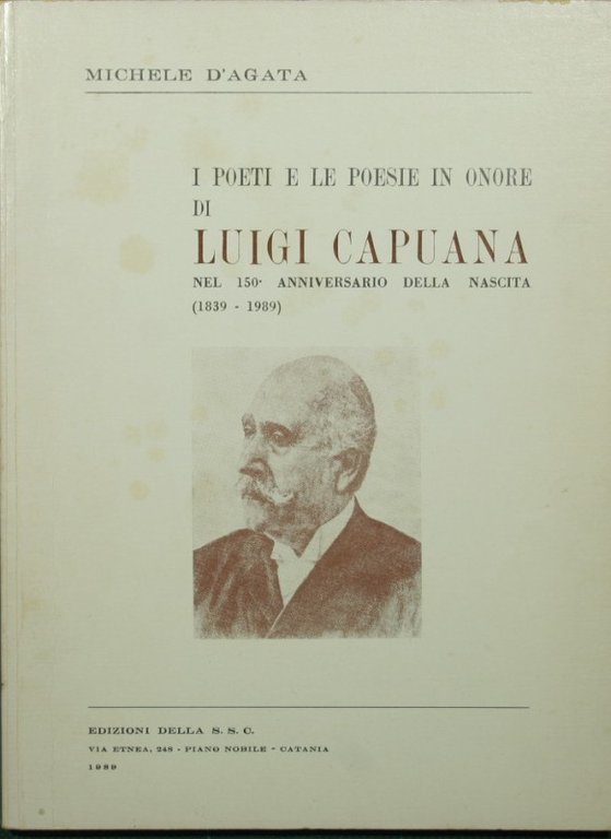 I poeti e le poesie in onore di Luigi Capuana