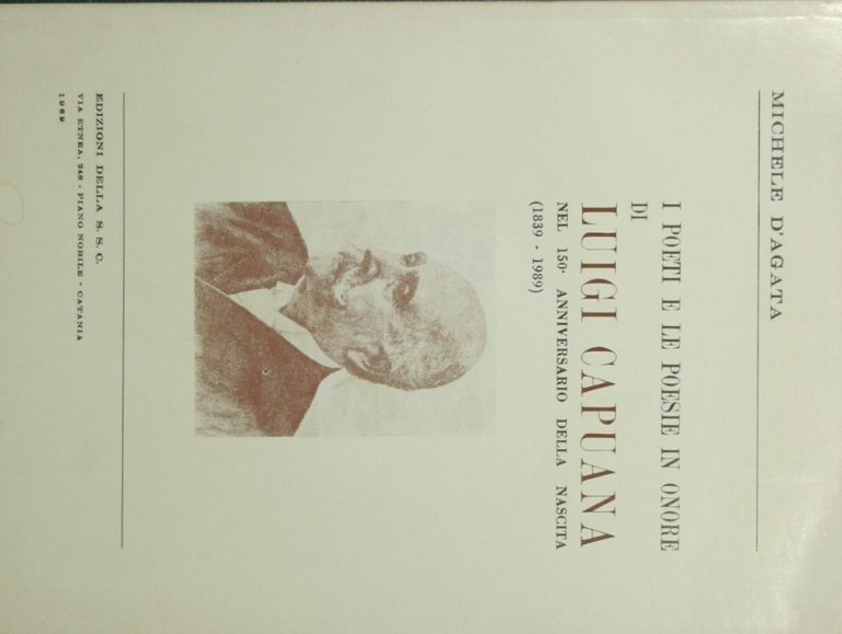 I poeti e le poesie in onore di Luigi Capuana