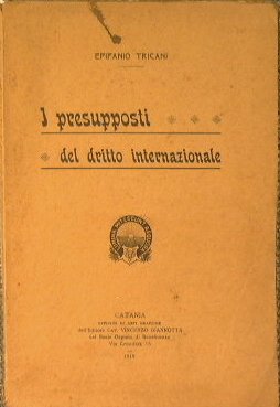 I presupposti del diritto internazionale