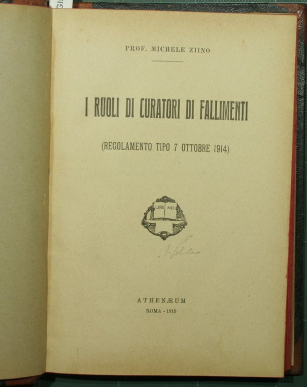 I ruoli di curatori di fallimenti