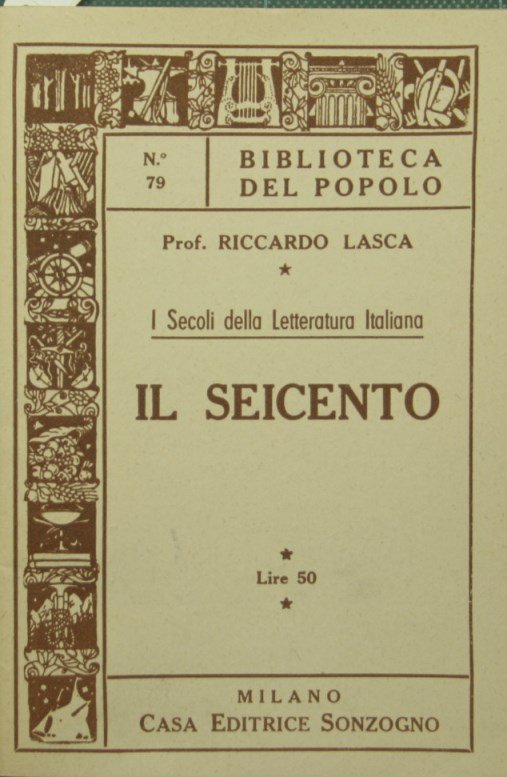 I Secoli della letteratura italiana. Il Seicento