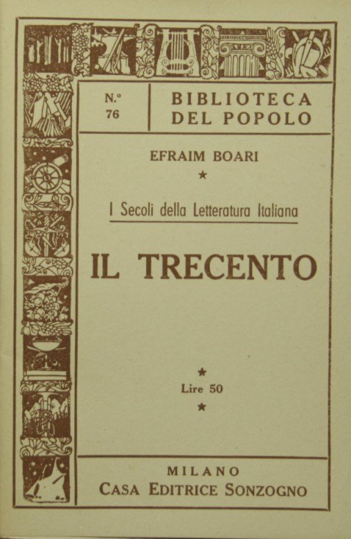 I Secoli della letteratura italiana. Il Trecento