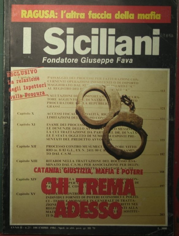 I Siciliani - N. 23 Dicembre 1984