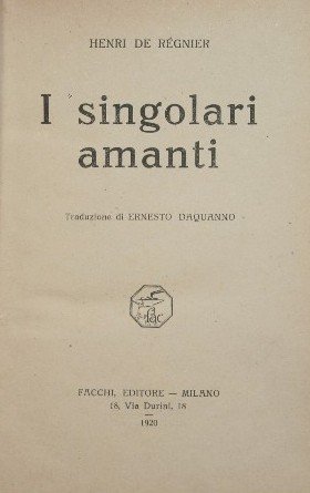 I singolari amanti