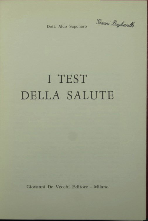 I test della salute
