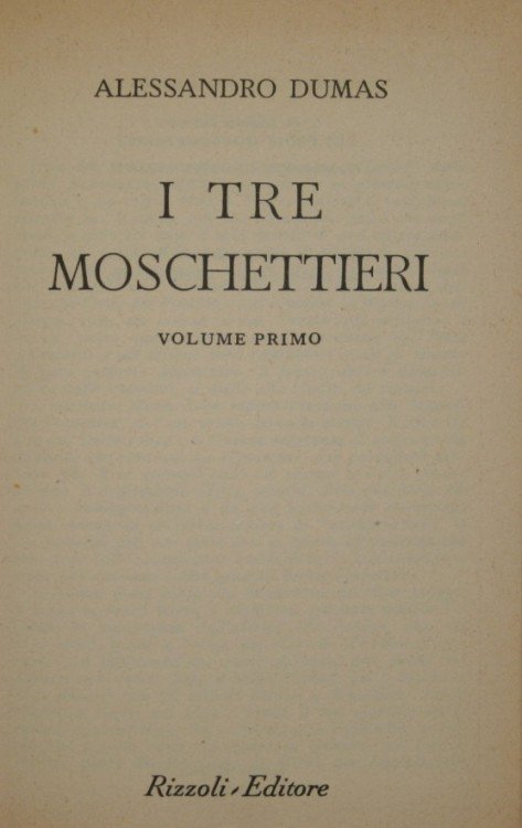 I tre moschettieri