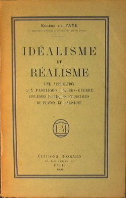 Idealisme et Realisme