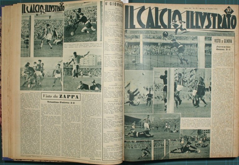 Il calcio illustrato. Anno XIX - 1949; Anno XX - …