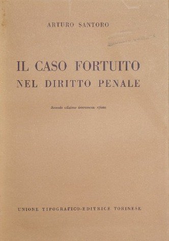 Il caso fortuito nel diritto penale