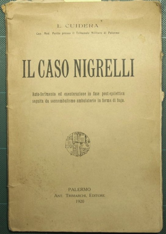 Il caso Nigrelli
