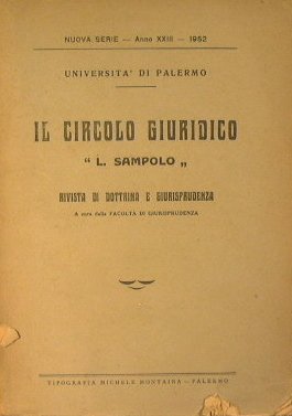 Il circolo giuridico ' L. Sampolo '.