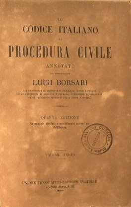 Il codice italiano di procedura civile