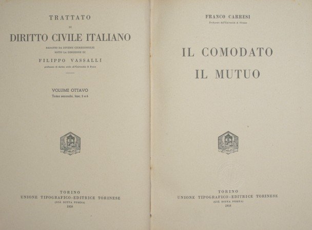 Il comodato - Il mutuo