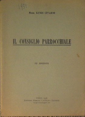 Il consiglio parrocchiale