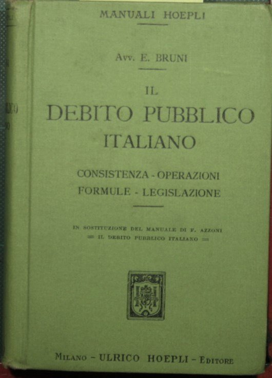 Il debito pubblico italiano