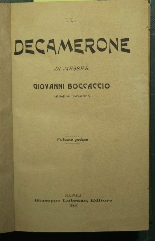 Il Decamerone