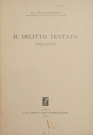 Il delitto tentato