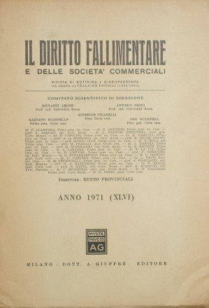 Il diritto fallimentare e delle società commerciali