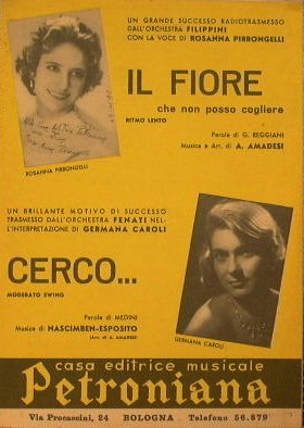 Il Fiore che non posso cogliere ( ritmo lento ) …