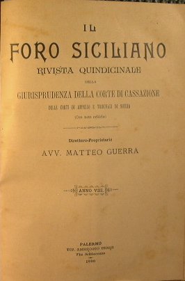 Il foro siciliano