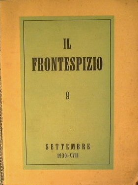 Il Frontespizio - N. 9