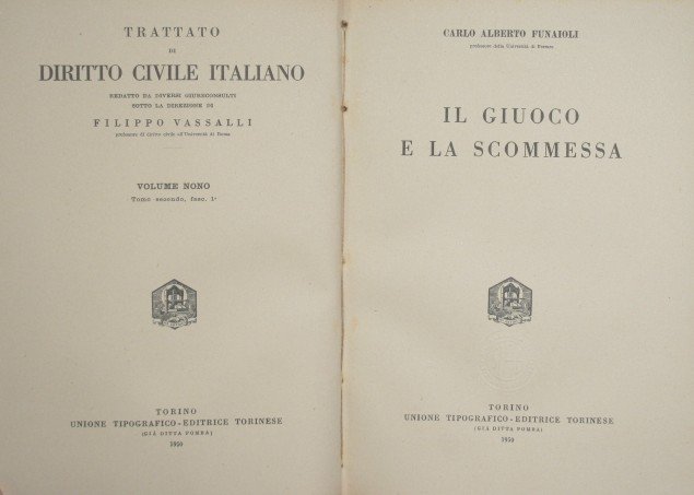 Il giuoco e la scommessa