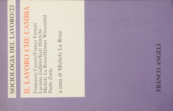 Il lavoro che cambia