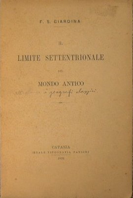 Il limite settenrionale del mondo antico