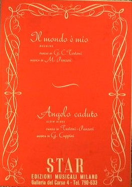 Il mondo è mio ( beguine ) - Angelo caduto …