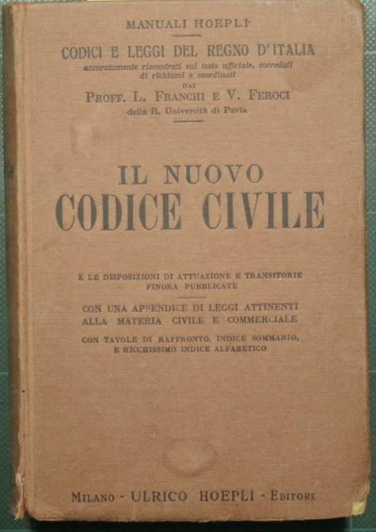 Il nuovo codice civile