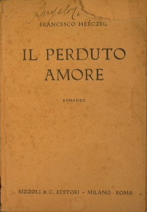 Il perduto amore