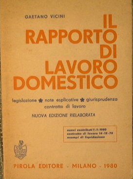 Il Rapporto di Lavoro Domestico.