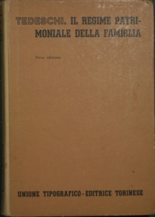 Il regime patrimoniale della famiglia