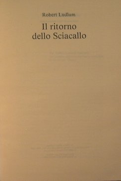 Il Ritorno dello Sciacallo